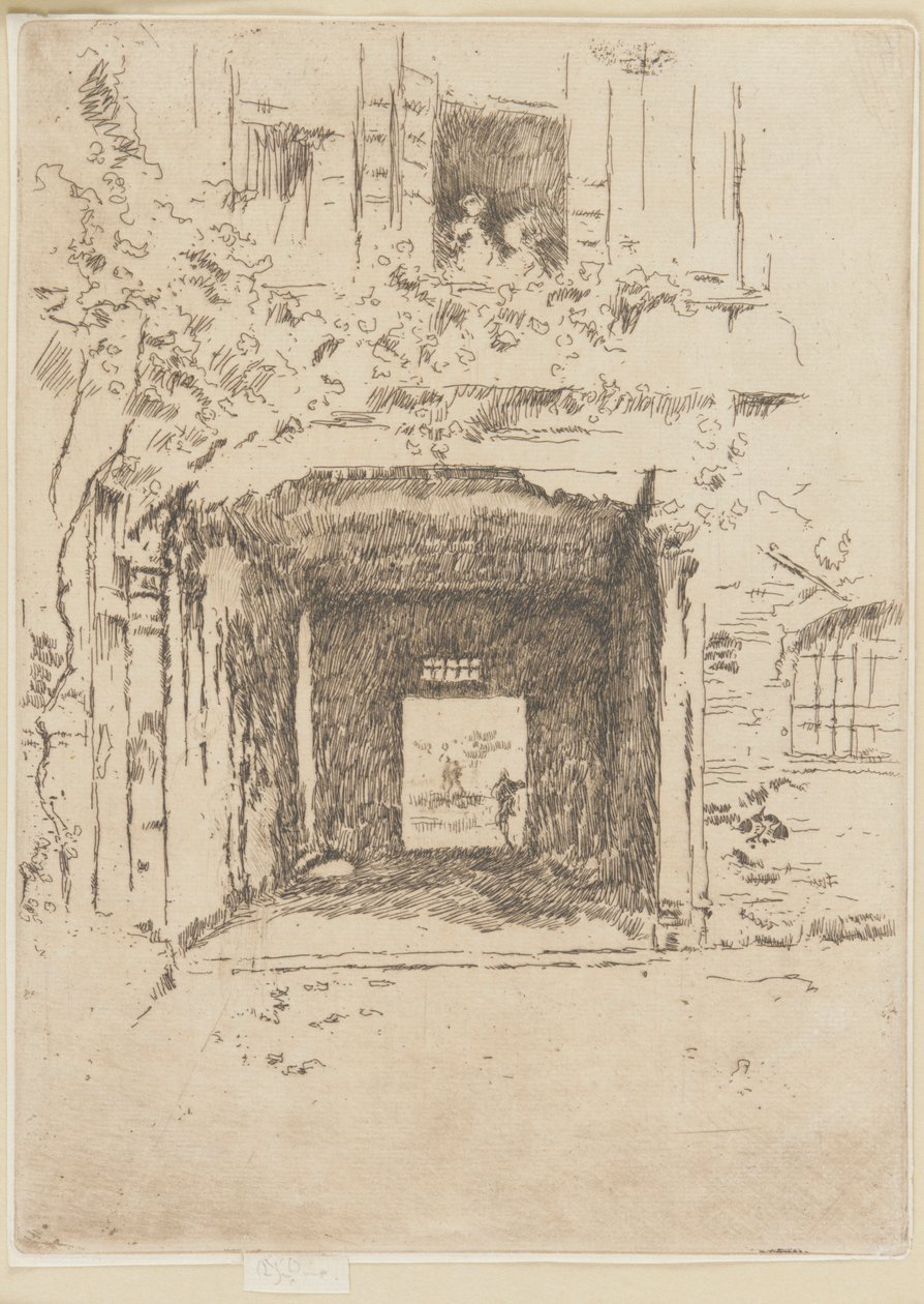 Porta e vite, 1879-1880 da James Abbott McNeill Whistler