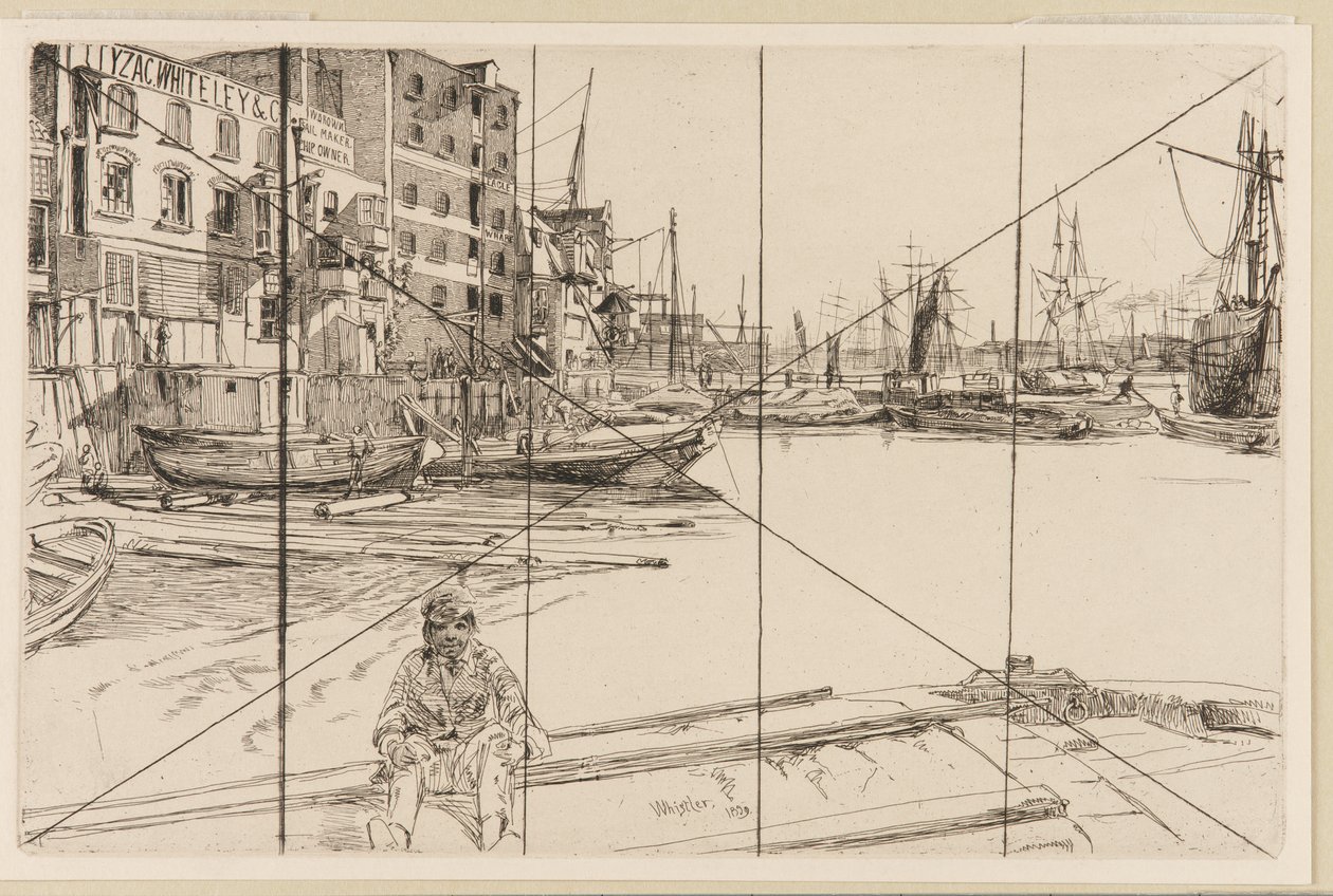 Eagle Wharf Tyzac Whiteley and Co. da James Abbott McNeill Whistler