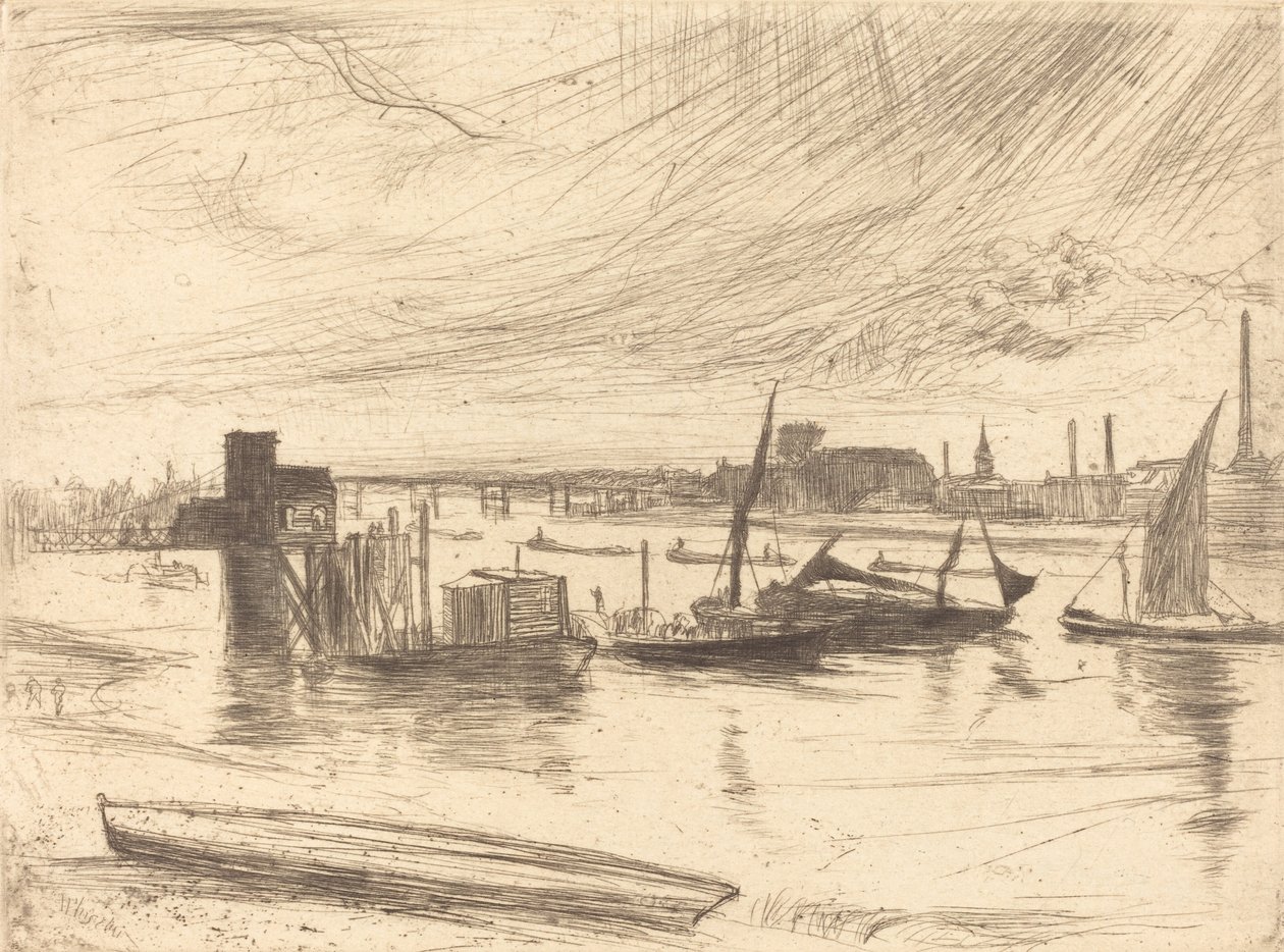 Mattina presto, Battersea da James Abbott McNeill Whistler