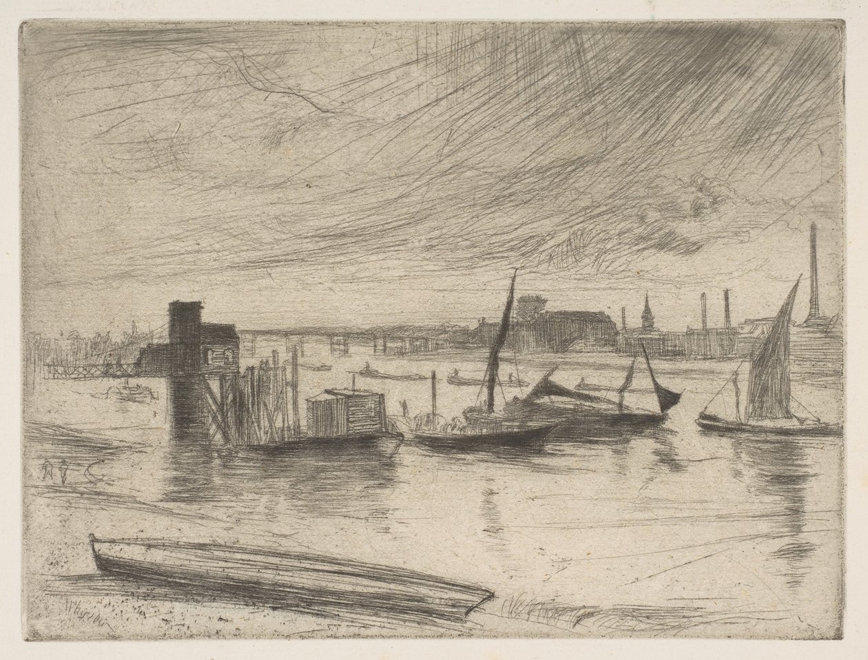 Mattina Presto, Battersea, 1861 da James Abbott McNeill Whistler