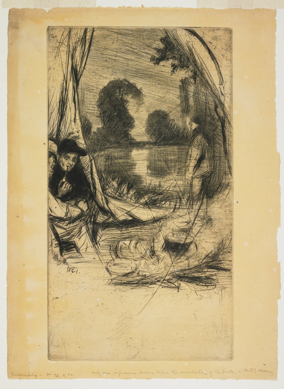 Lager aufschlagen da James Abbott McNeill Whistler