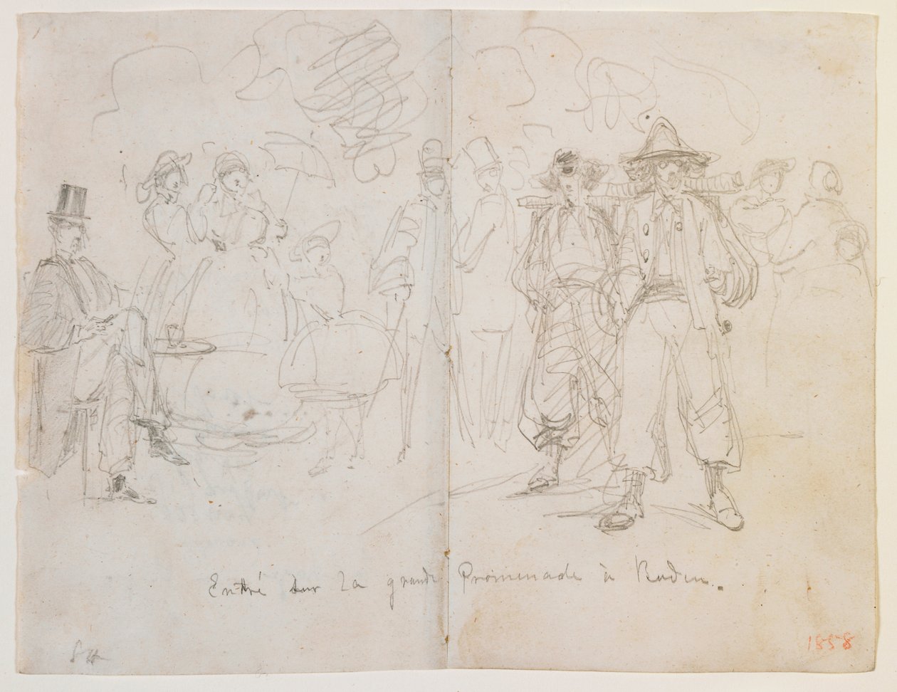 Entrata sulla Grande Promenade a Baden da James Abbott McNeill Whistler