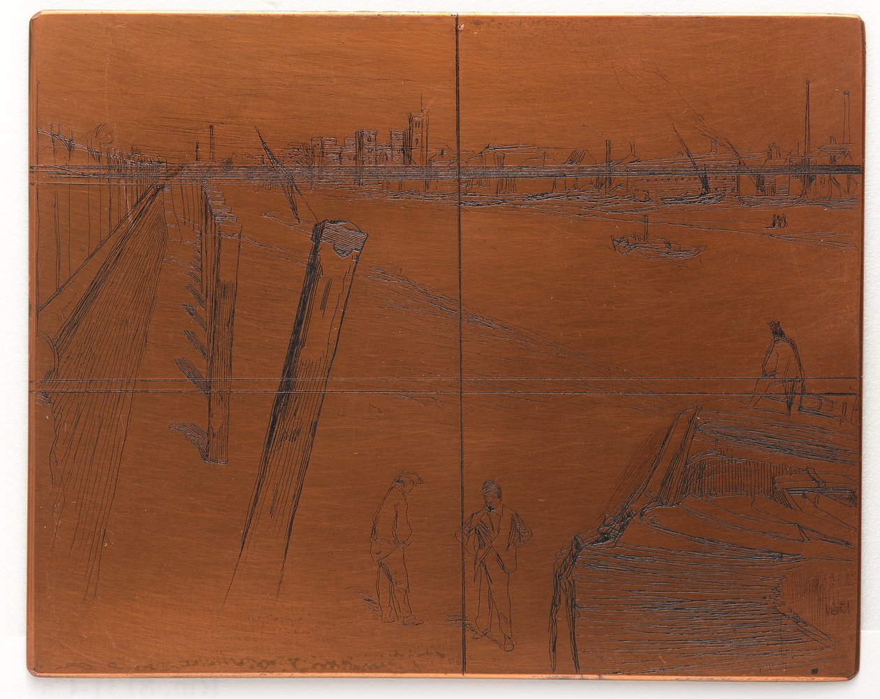 Lastra per Incisione: Millbank da James Abbott McNeill Whistler