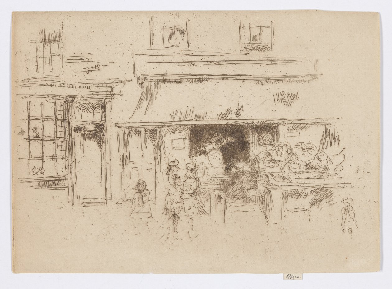 Exeter Street, c.1886-88 da James Abbott McNeill Whistler