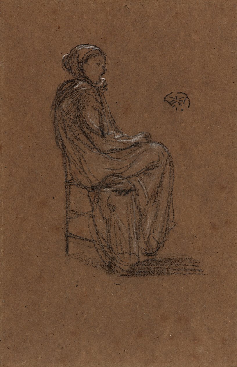 Figura femminile seduta da James Abbott McNeill Whistler