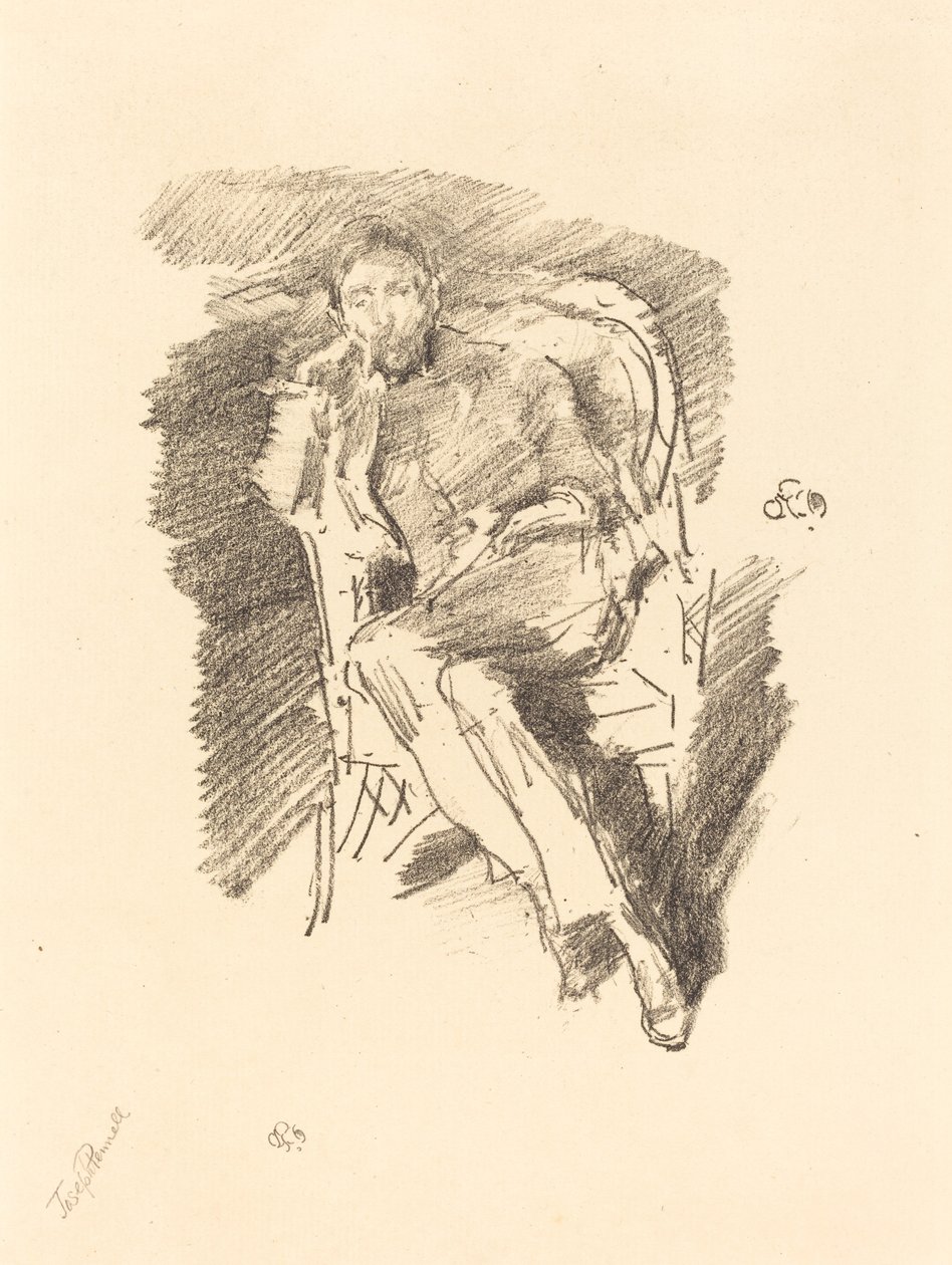 Fuoco: Joseph Pennell, n. 2, 1896 da James Abbott McNeill Whistler