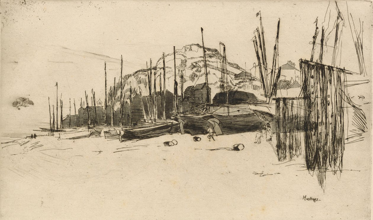 Barche da pesca, Hastings da James Abbott McNeill Whistler