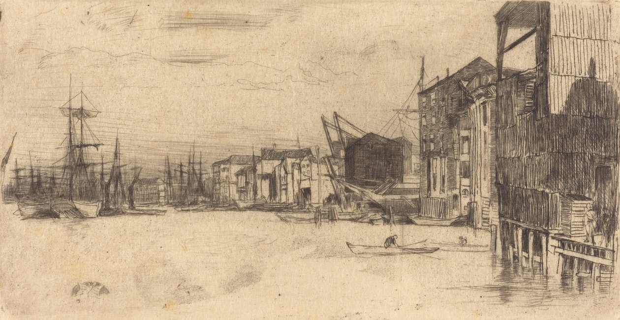 Free Trade Wharf da James Abbott McNeill Whistler