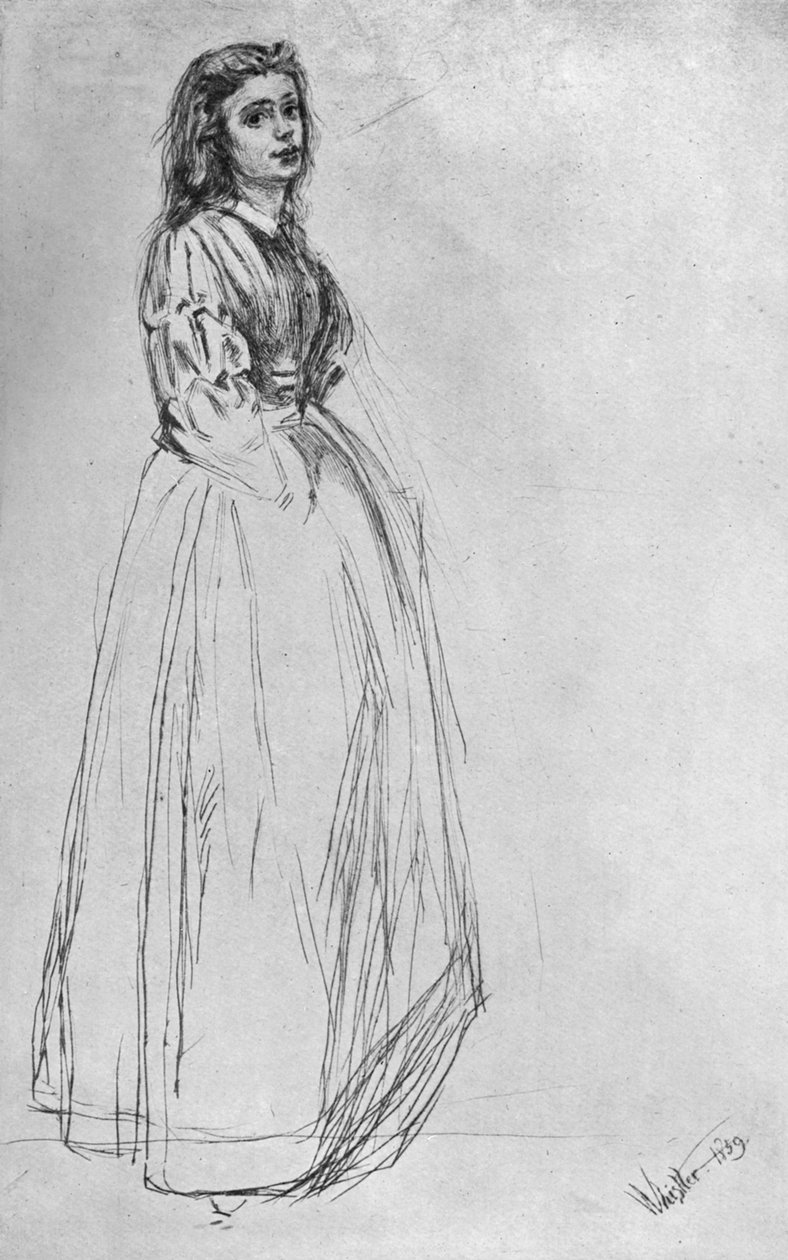 Fumette, in piedi da James Abbott McNeill Whistler