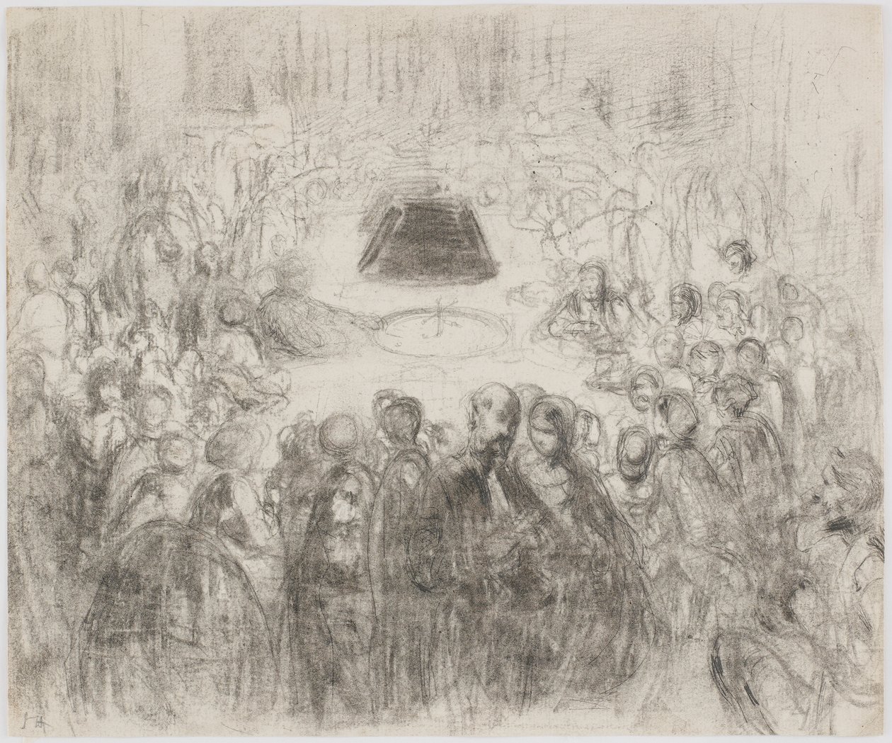 Salone da gioco a Baden-Baden da James Abbott McNeill Whistler