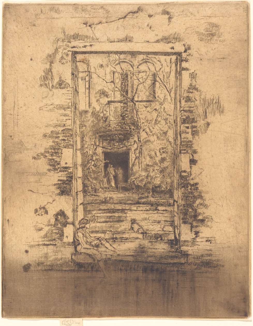 Giardino, 1880 da James Abbott McNeill Whistler