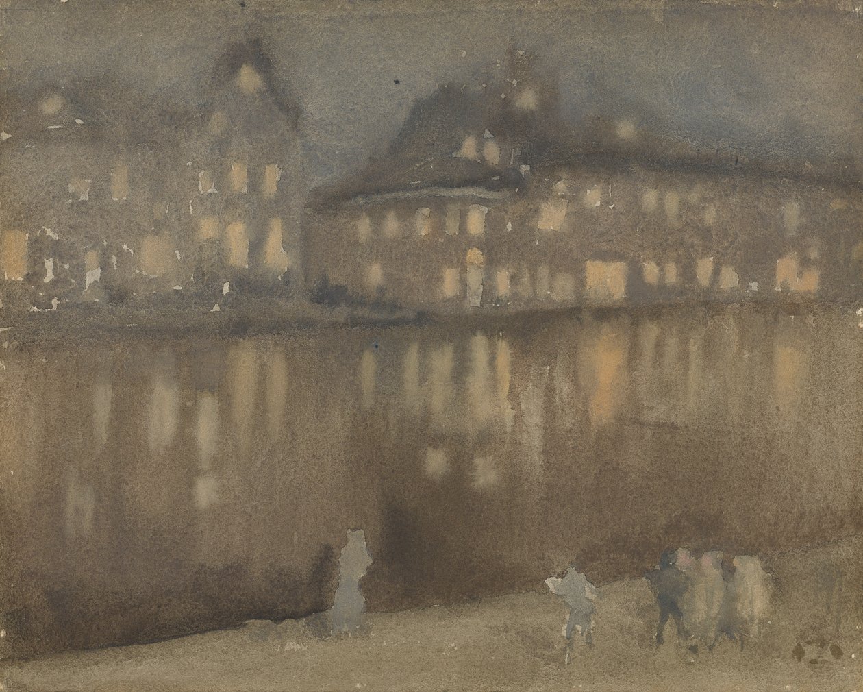 Canale Grande, Amsterdam, Notturno da James Abbott McNeill Whistler