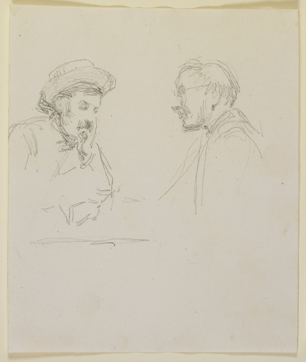 Teste di due uomini, c.1855-59 da James Abbott McNeill Whistler