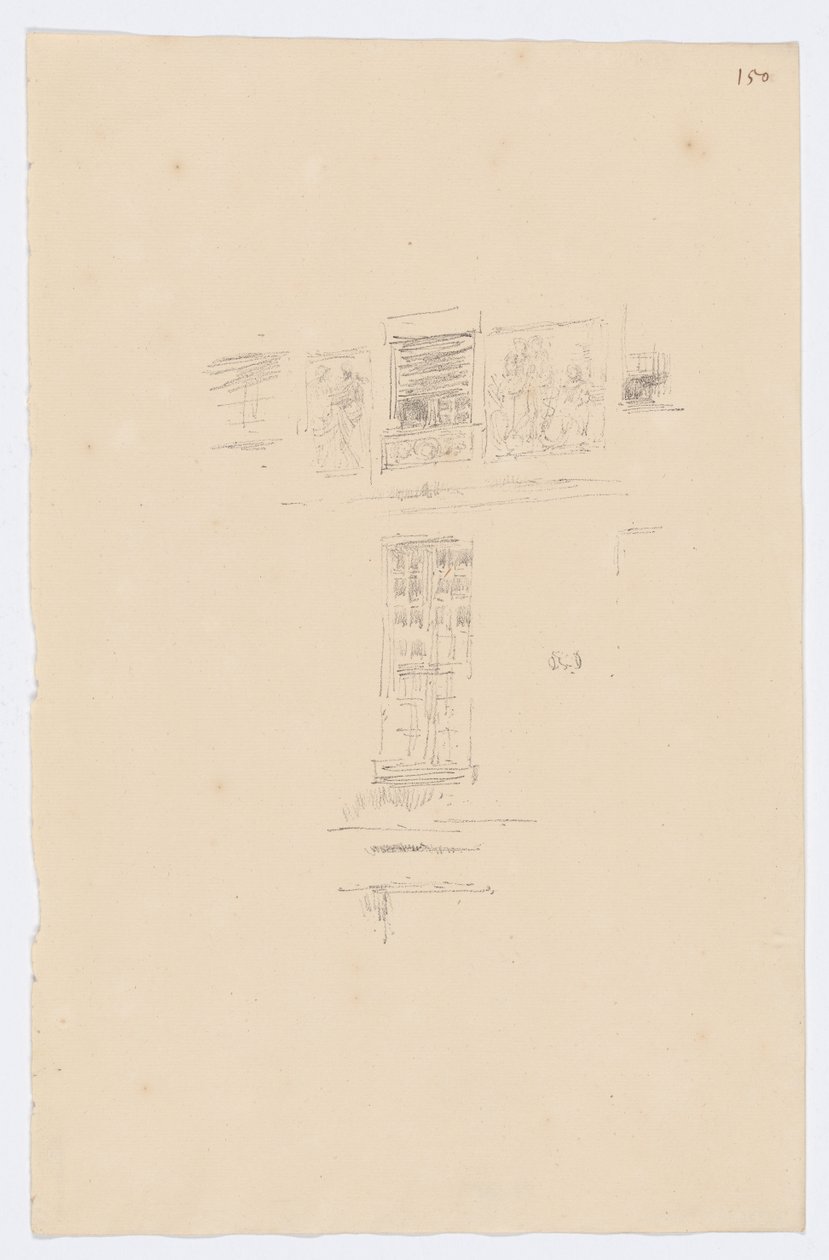 Hotel Colbert, Finestre da James Abbott McNeill Whistler