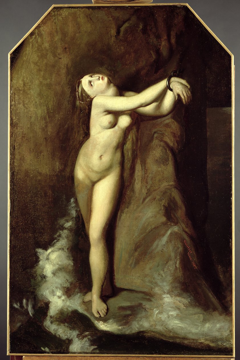 Roger Liberando Angelica, 1857 da James Abbott McNeill Whistler