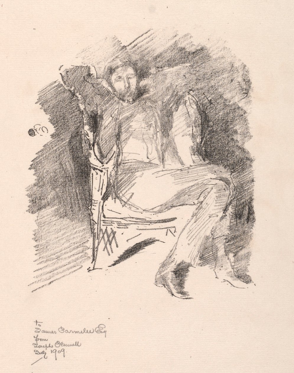 Joseph Pennell, No. 2, 1896 da James Abbott McNeill Whistler