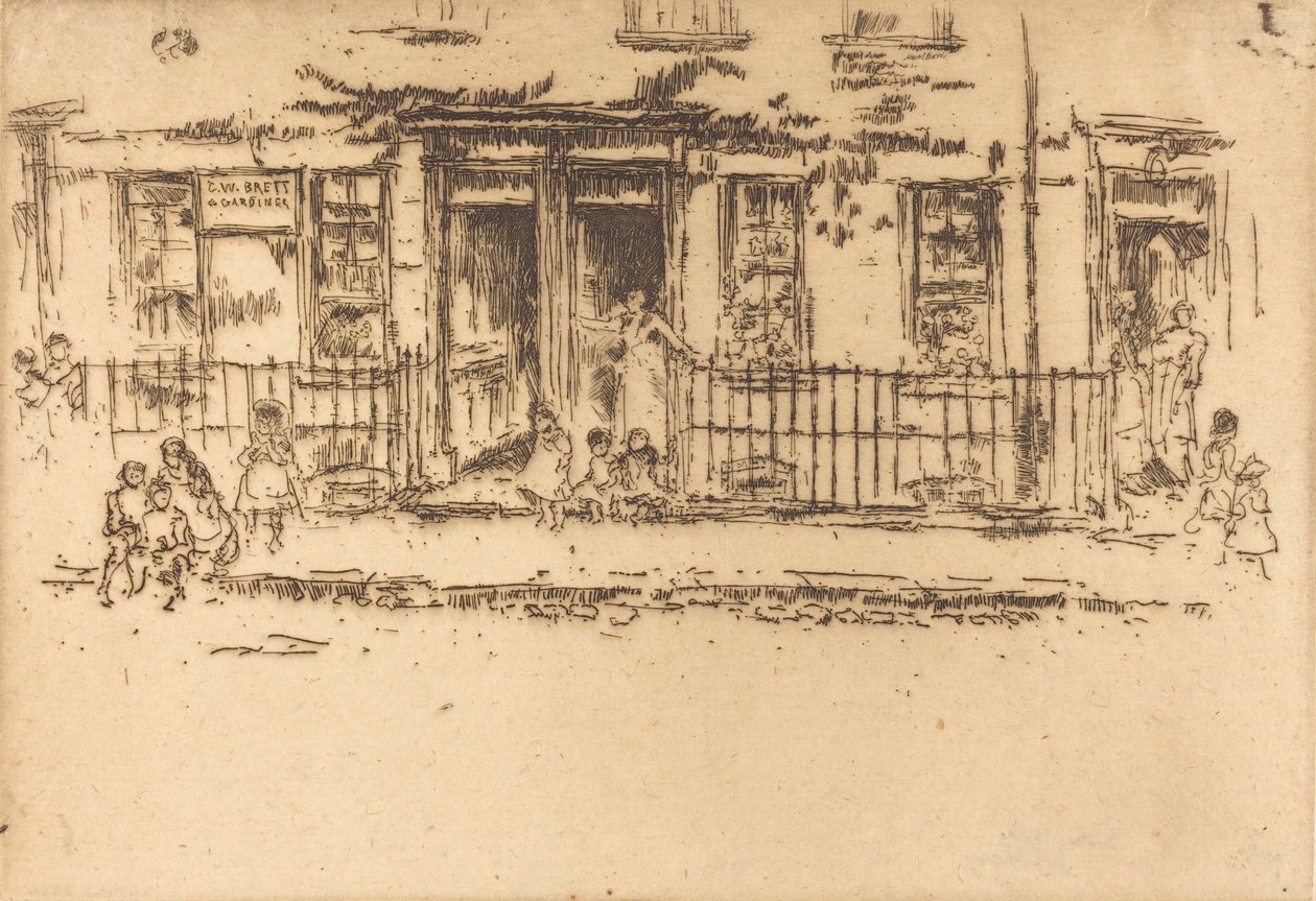 Justice Walk - Chelsea da James Abbott McNeill Whistler