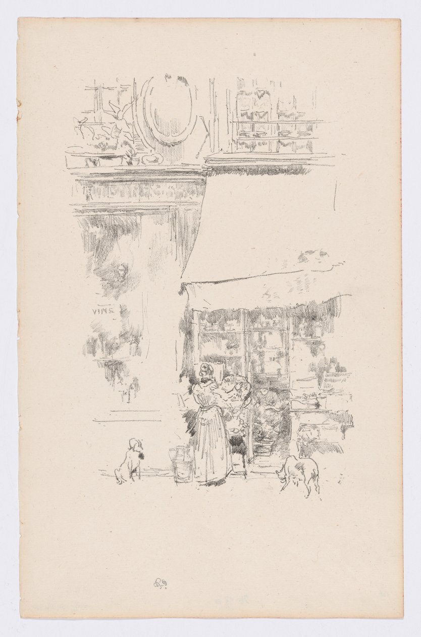 La fruttivendola di rue de Grenelle da James Abbott McNeill Whistler