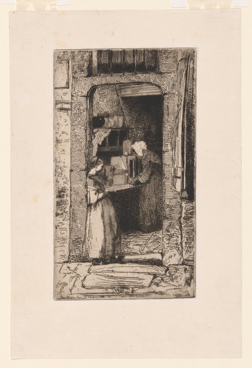 La venditrice di senape da James Abbott McNeill Whistler
