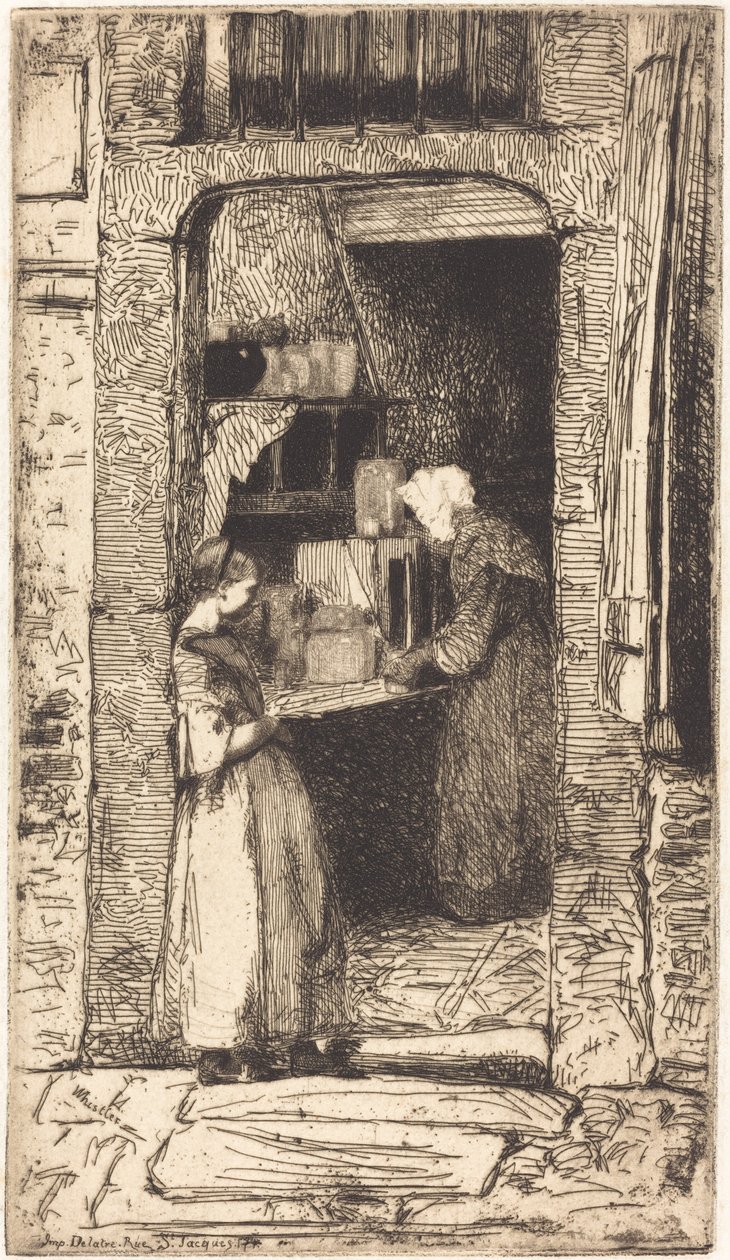 La venditrice di senape da James Abbott McNeill Whistler