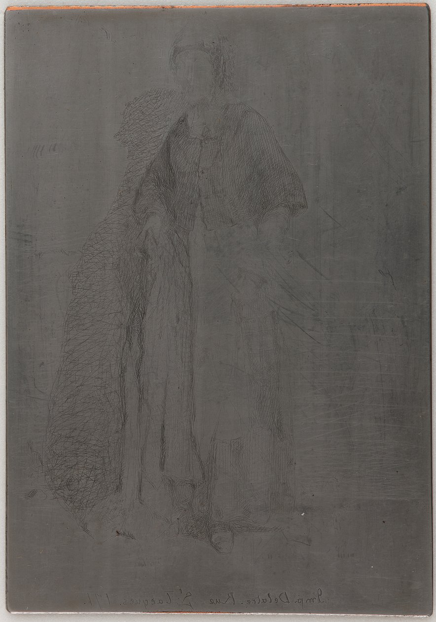 La Mere Gerard. Una delle Dodici Incisioni dalla Natura, 1857-1858 da James Abbott McNeill Whistler