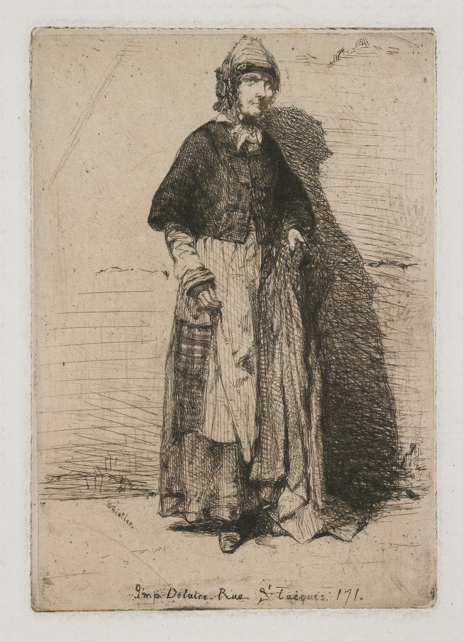 Madre Gérard da Dodici incisioni dalla natura da James Abbott McNeill Whistler