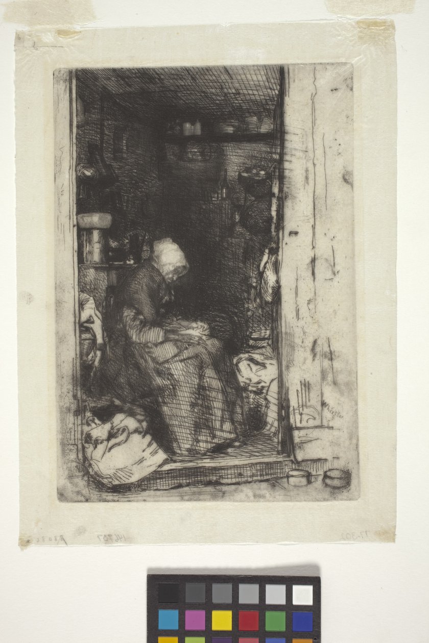 La vecchia con gli stracci da James Abbott McNeill Whistler