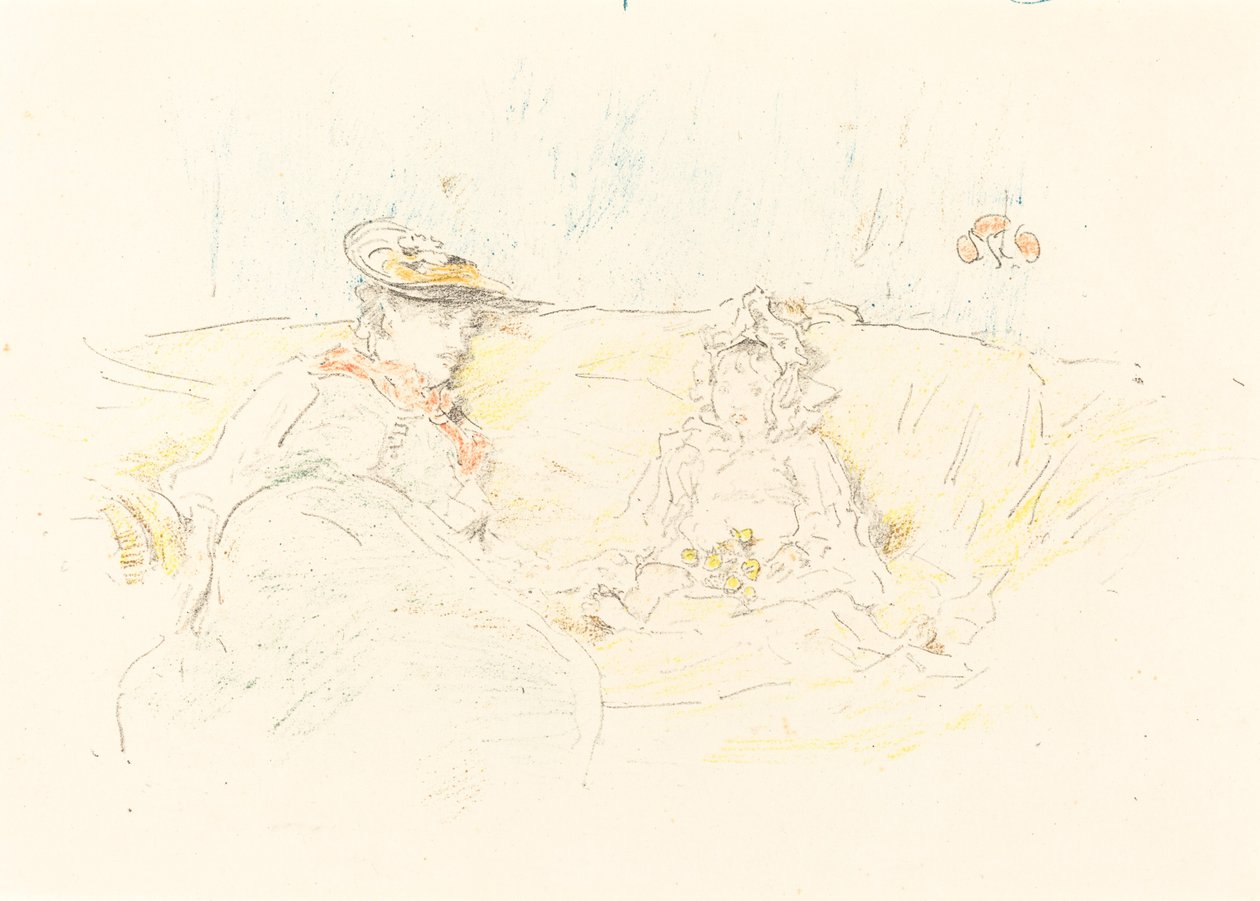 Signora e bambino da James Abbott McNeill Whistler