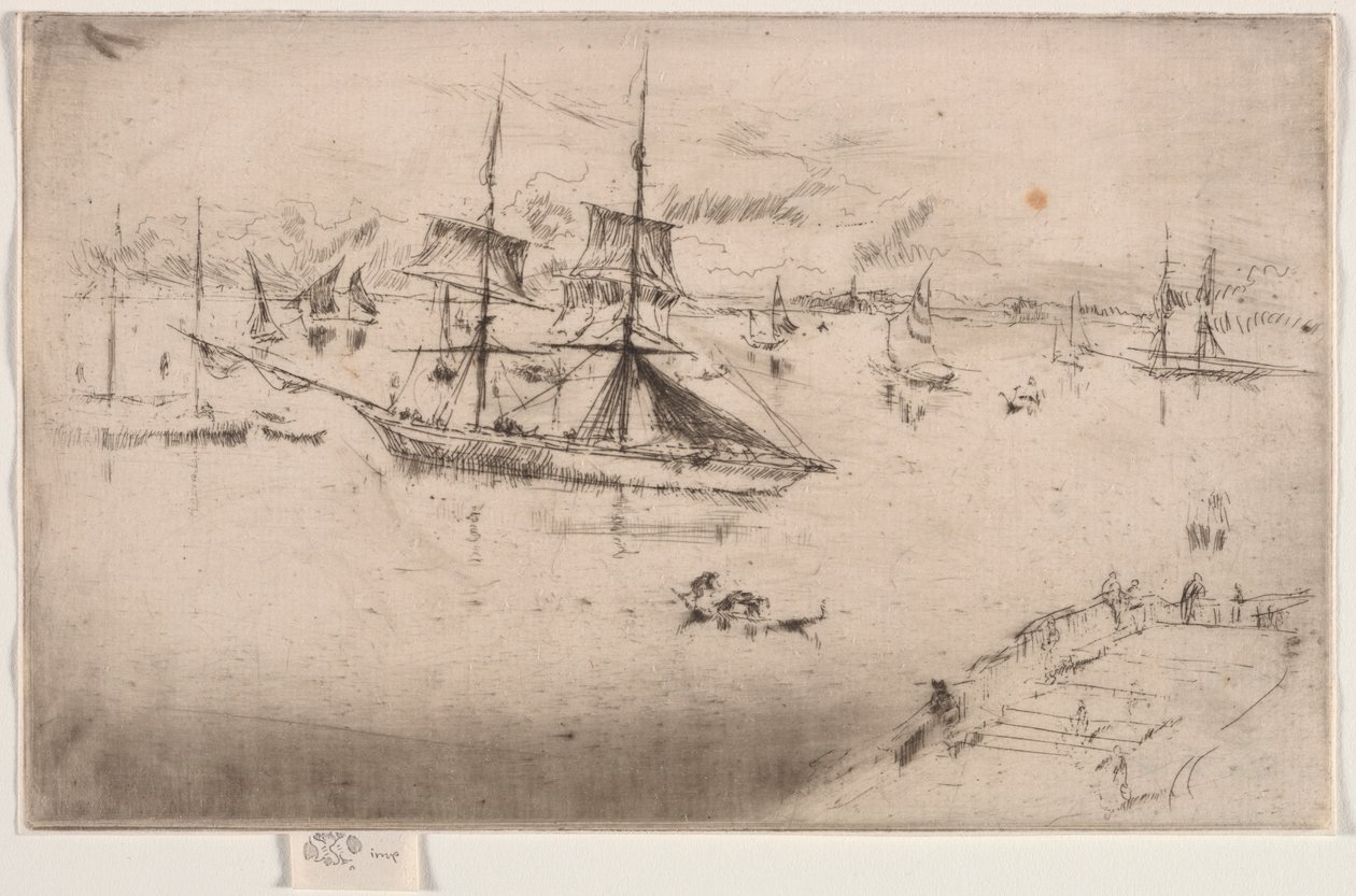 Laguna: Mezzogiorno, 1886 da James Abbott McNeill Whistler