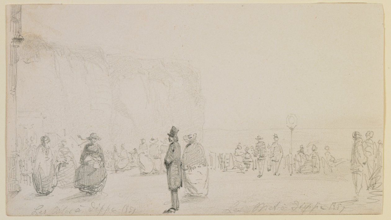 Le coste a Dieppe da James Abbott McNeill Whistler