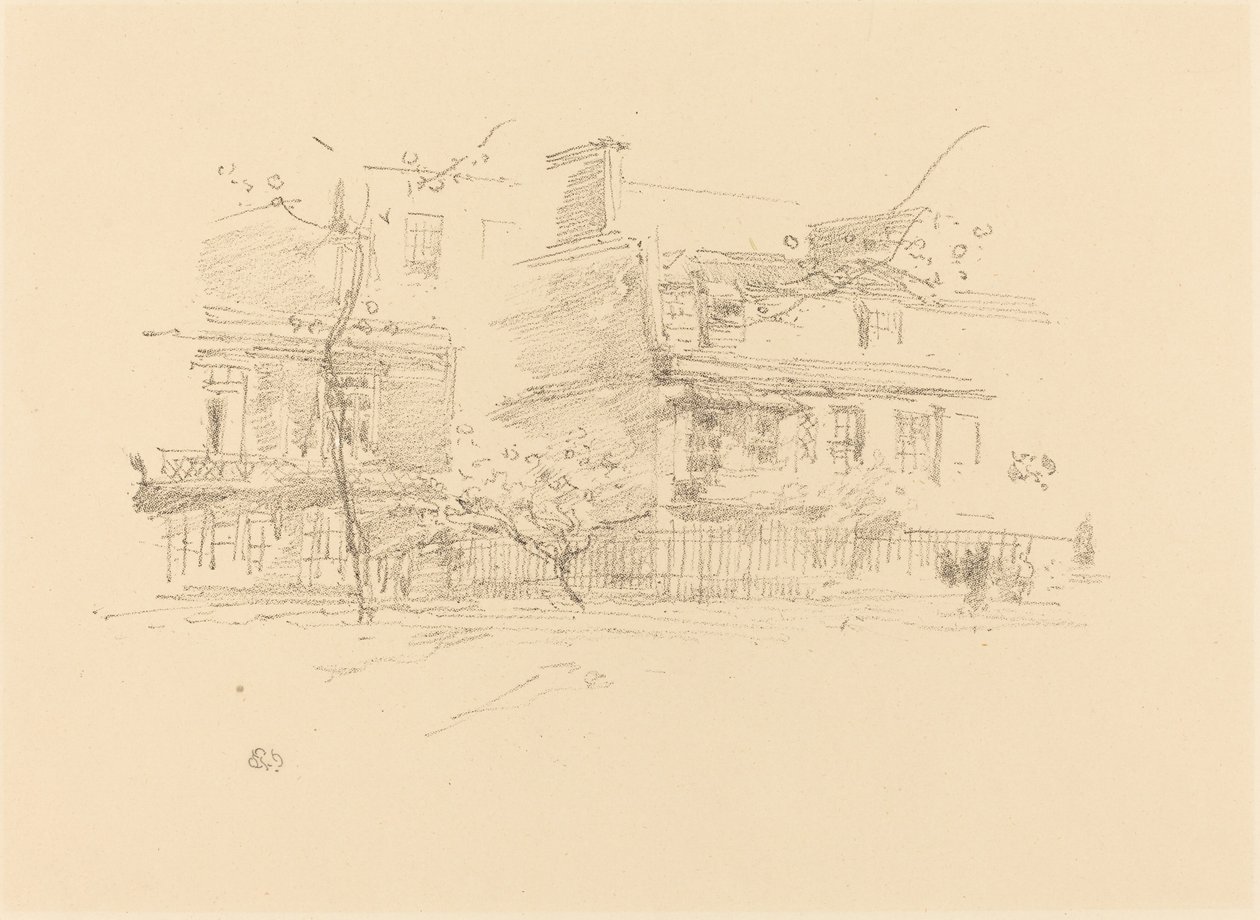 Lindsay Row, Chelsea, 1888 da James Abbott McNeill Whistler
