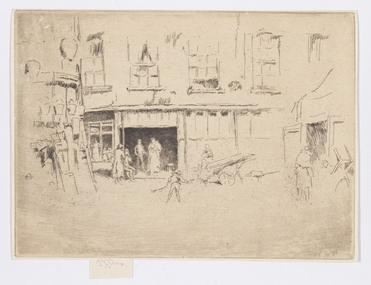 Piccola Corte, c.1880-81 da James Abbott McNeill Whistler