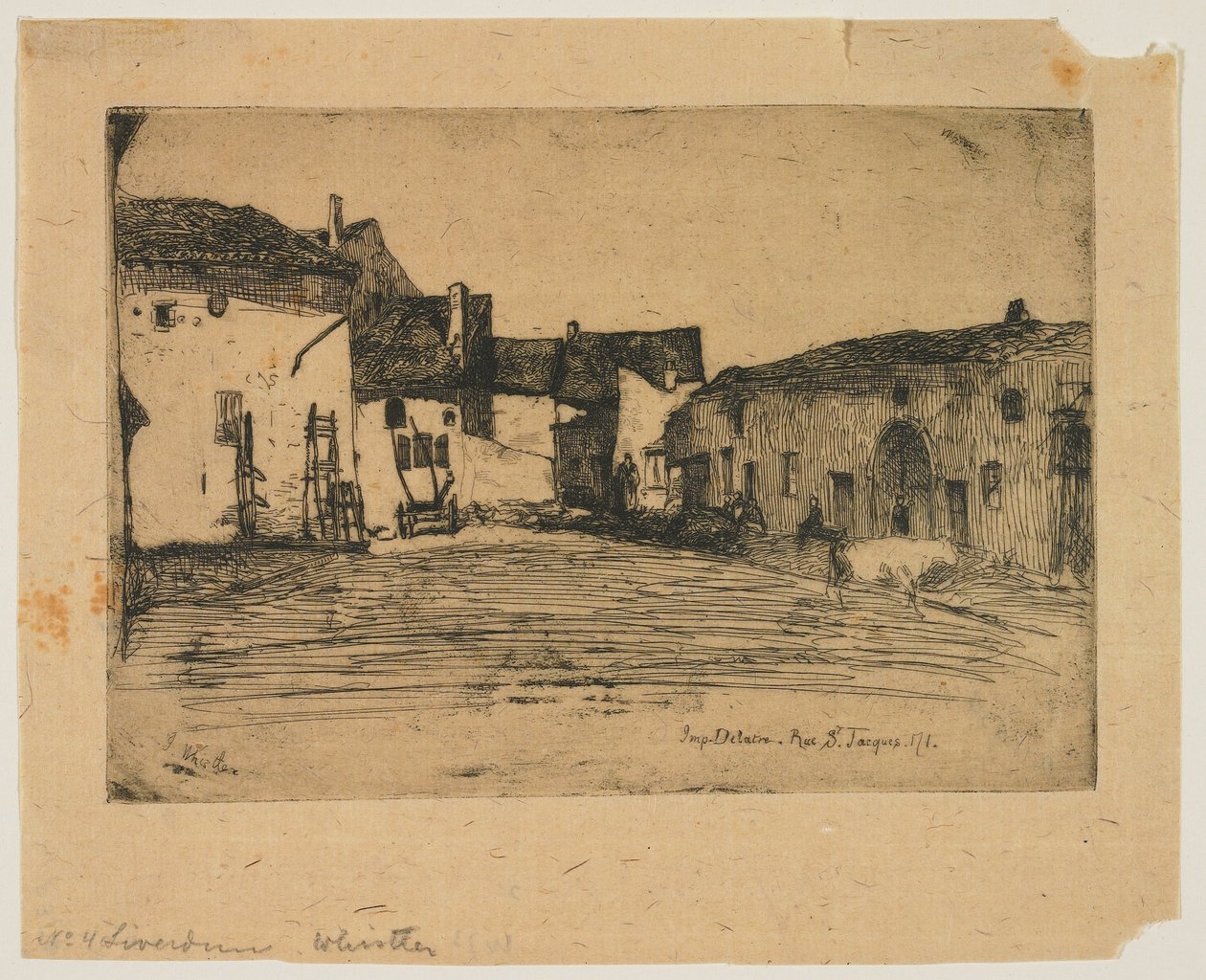 Liverdun aus Zwölf Radierungen aus der Natur da James Abbott McNeill Whistler