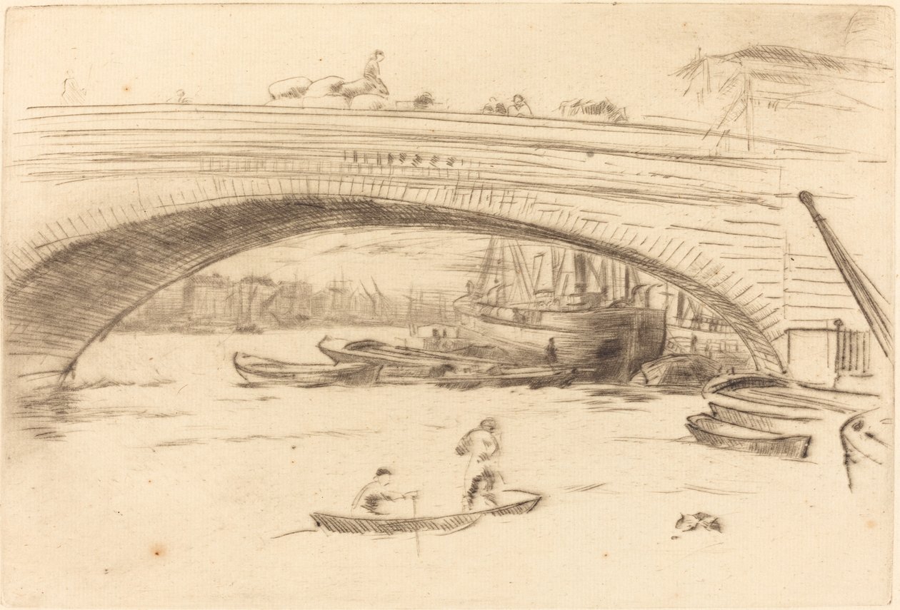 Ponte di Londra, c. 1875 da James Abbott McNeill Whistler