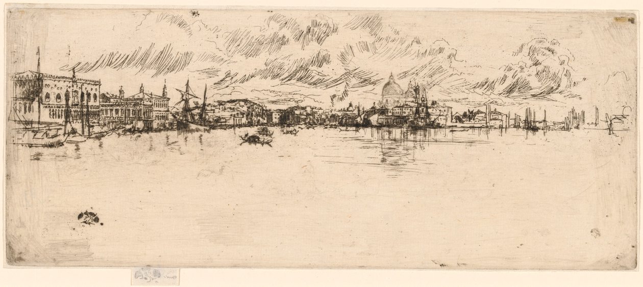 Lunga Venezia, 1879-1880 da James Abbott McNeill Whistler