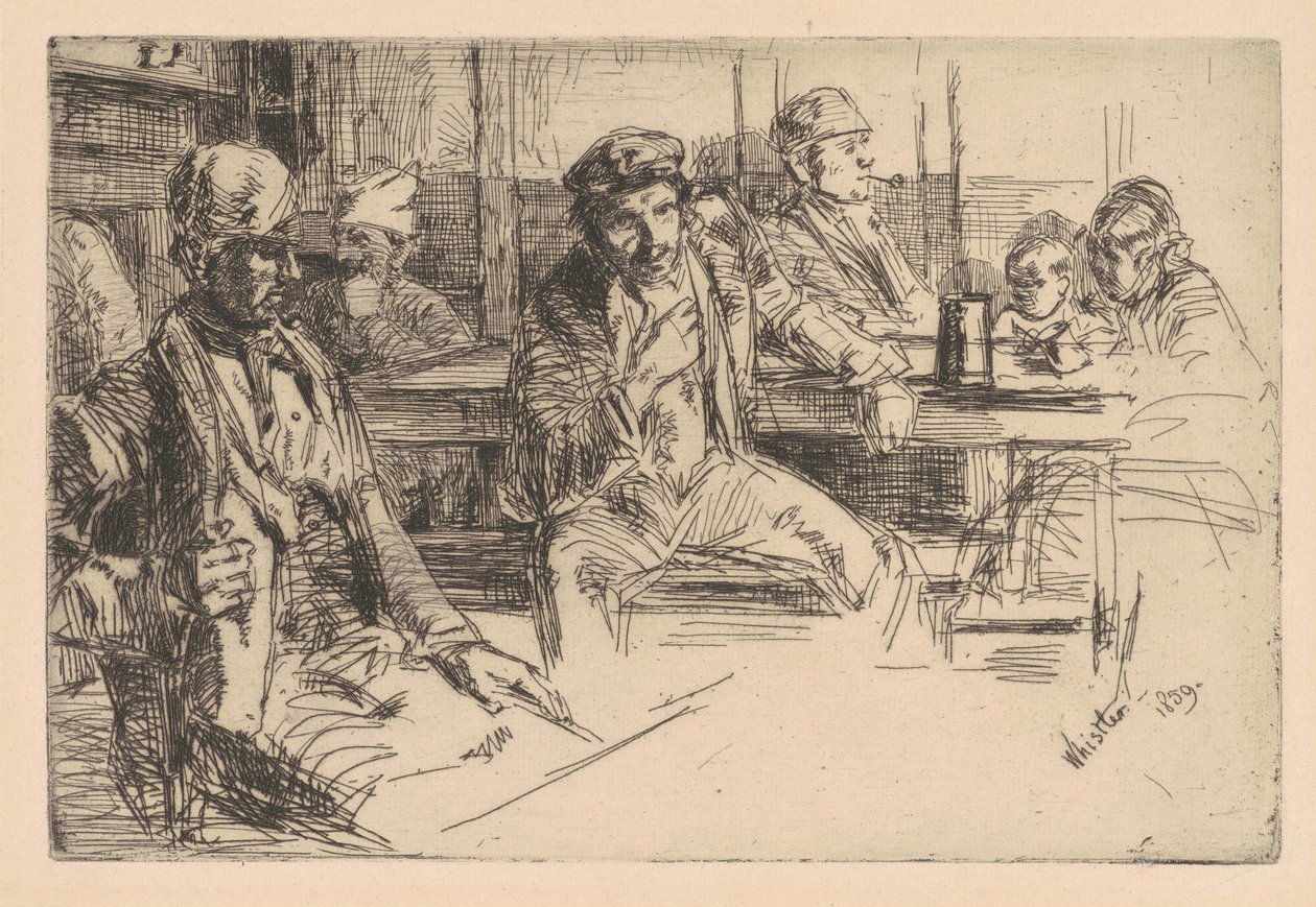 Scaricatore di porto, 1859 da James Abbott McNeill Whistler