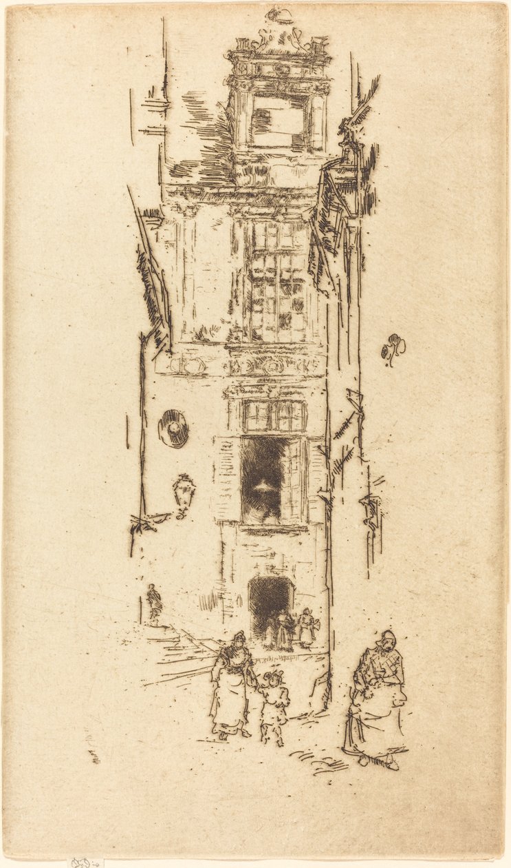 Mairie, Loches da James Abbott McNeill Whistler