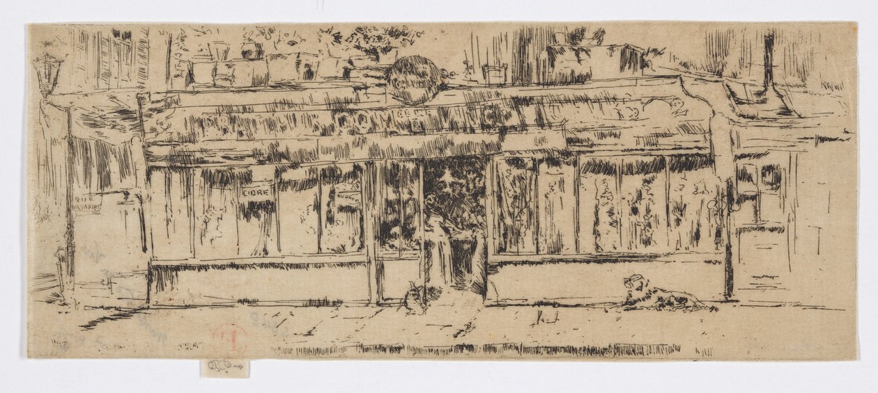 Marchand de Vin, Parigi, c.1892-93 da James Abbott McNeill Whistler