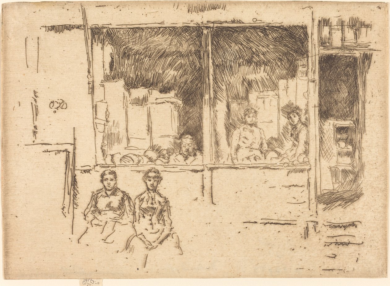 Negozio di meloni, Hounsditch da James Abbott McNeill Whistler