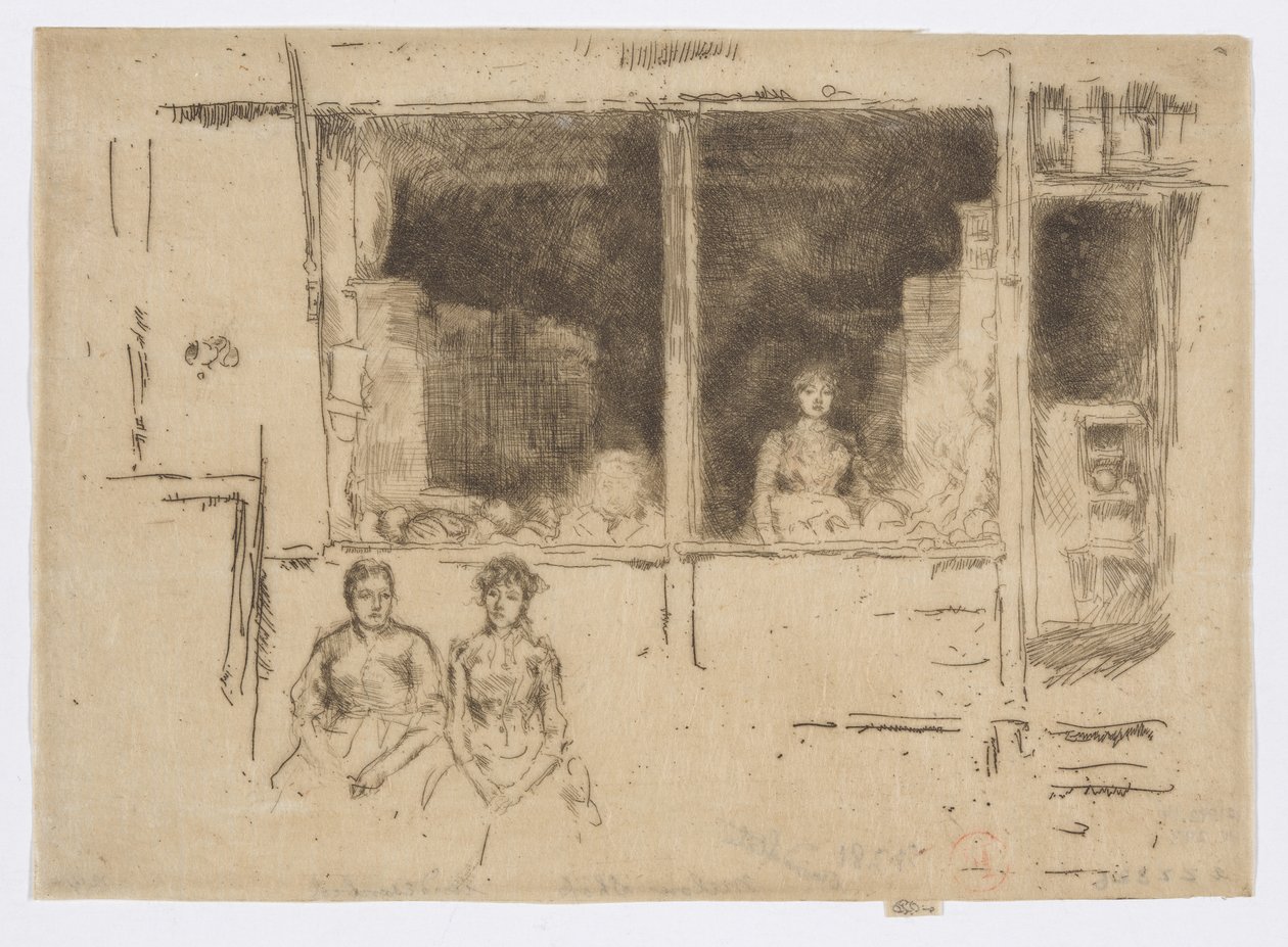 Negozio di Meloni, Hounsditch, c.1886-88 da James Abbott McNeill Whistler