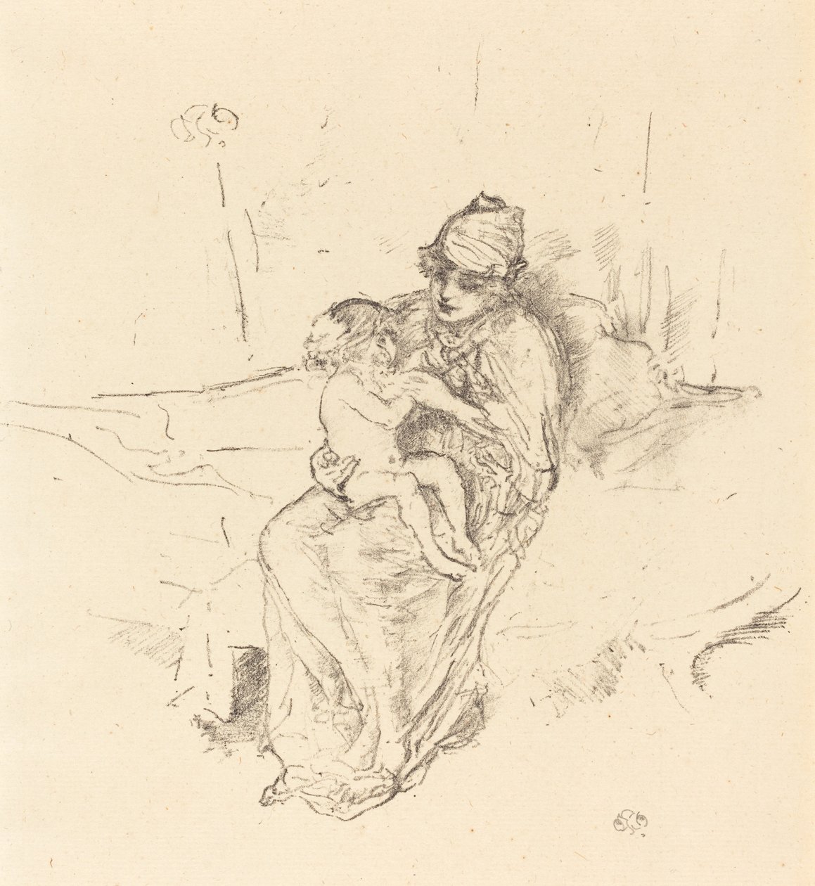 Madre e Figlio, No. 1, 1891-1895 da James Abbott McNeill Whistler