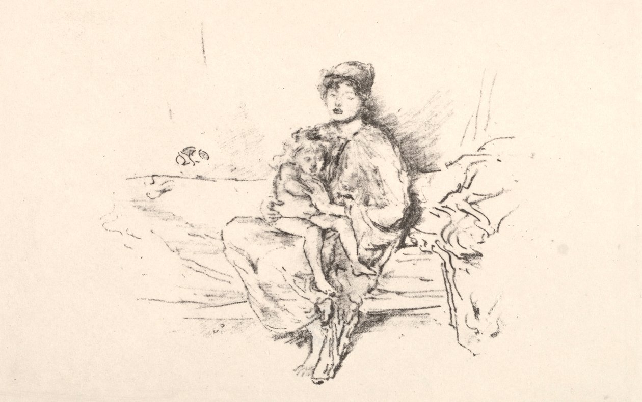 Madre e figlio, n. 2, 1890 da James Abbott McNeill Whistler