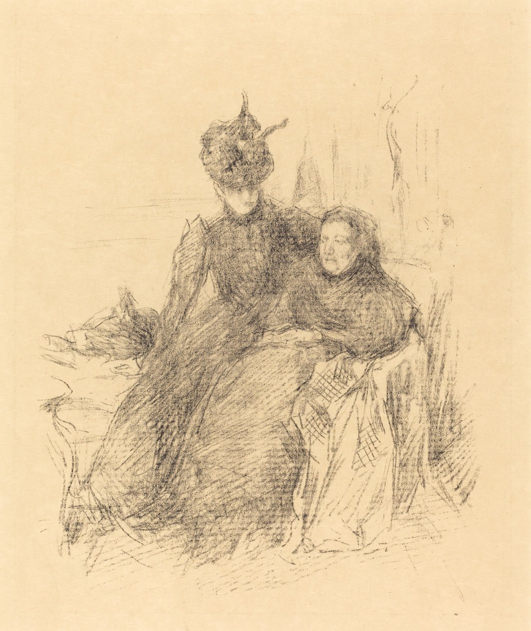 Madre e figlia, 1897 da James Abbott McNeill Whistler