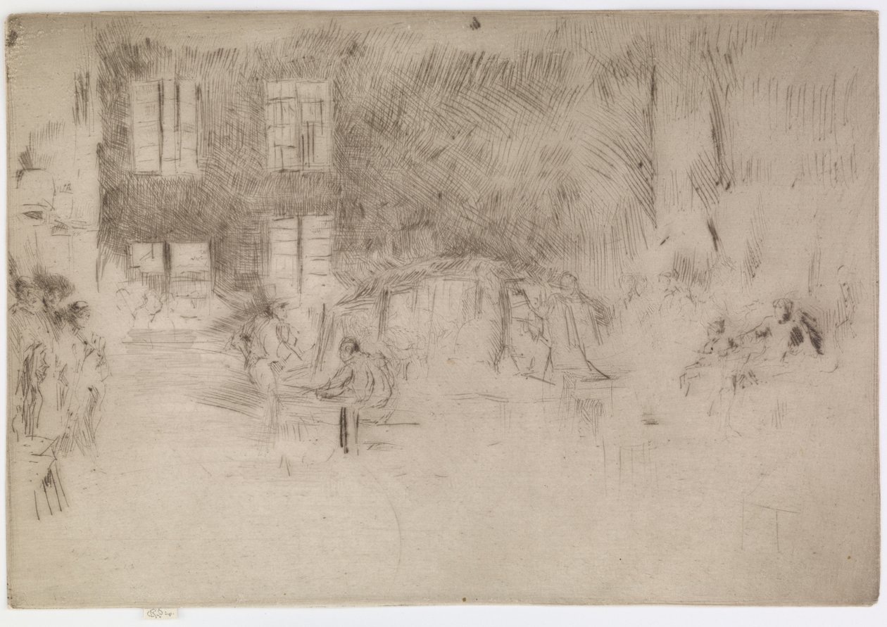 Fornace di vetro di Murano, 1879-1880 da James Abbott McNeill Whistler