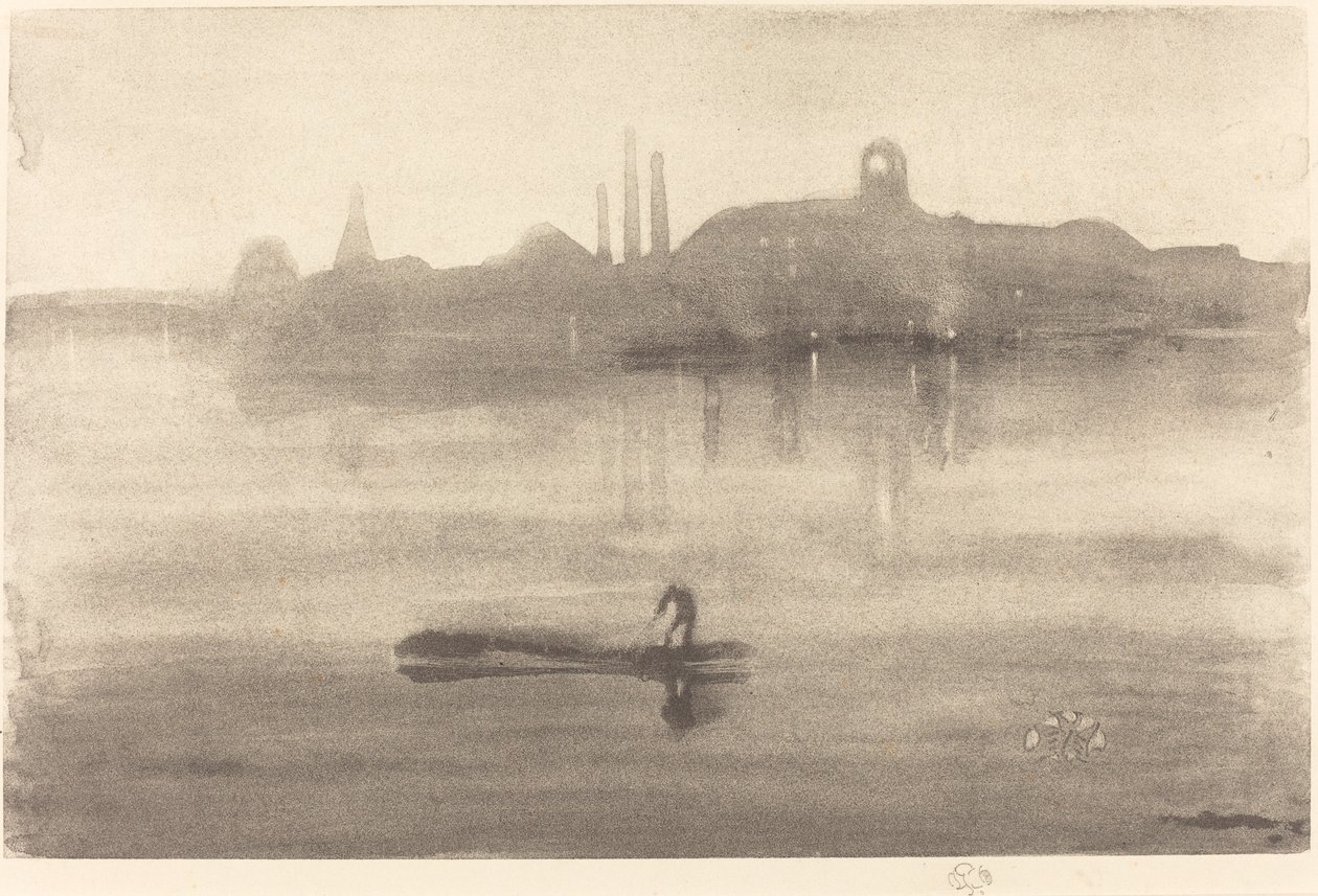 Notturno, 1878 da James Abbott McNeill Whistler