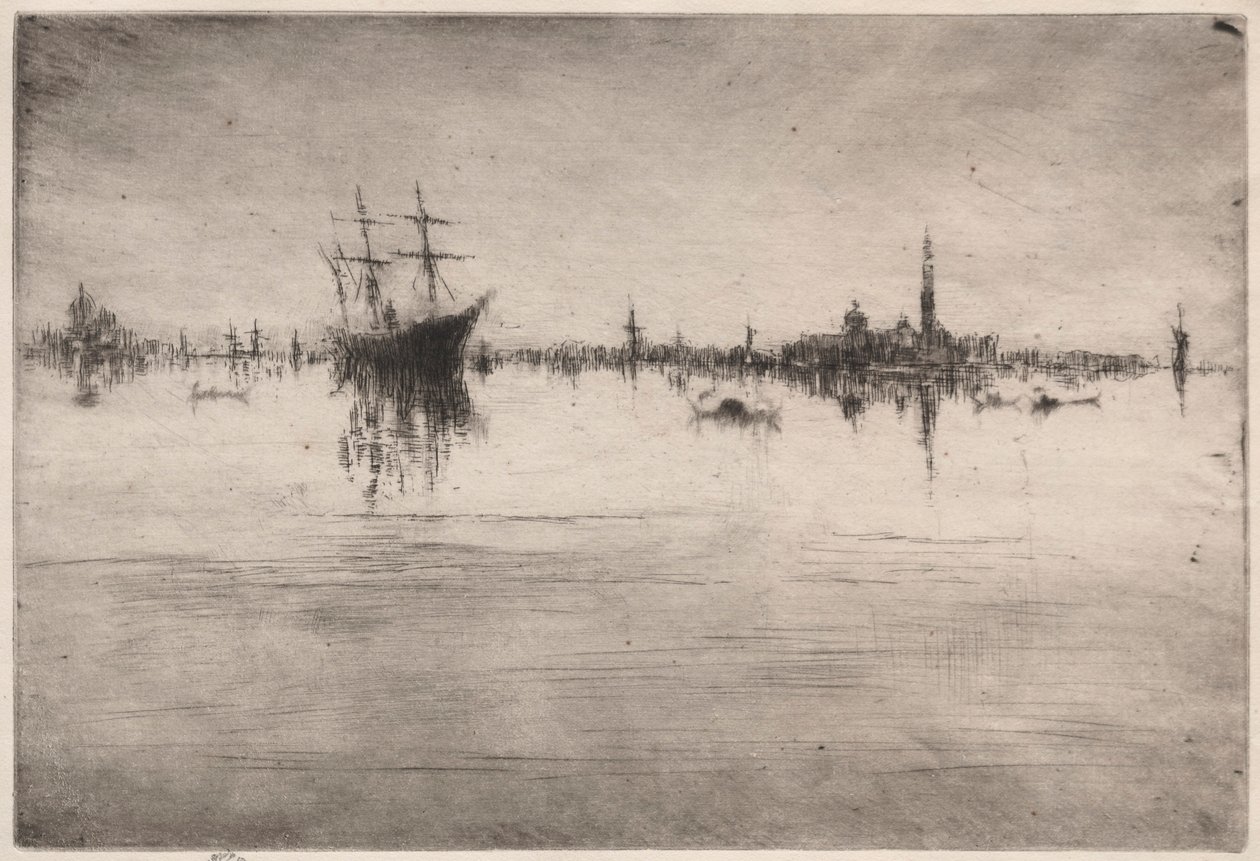 Notturno, 1879-1880 da James Abbott McNeill Whistler