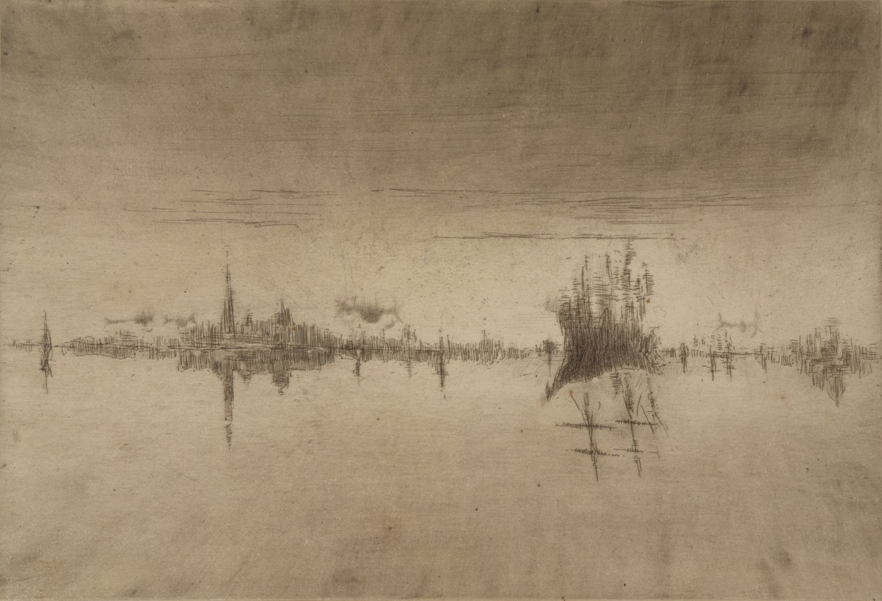 Notturno, 1879-80 da James Abbott McNeill Whistler