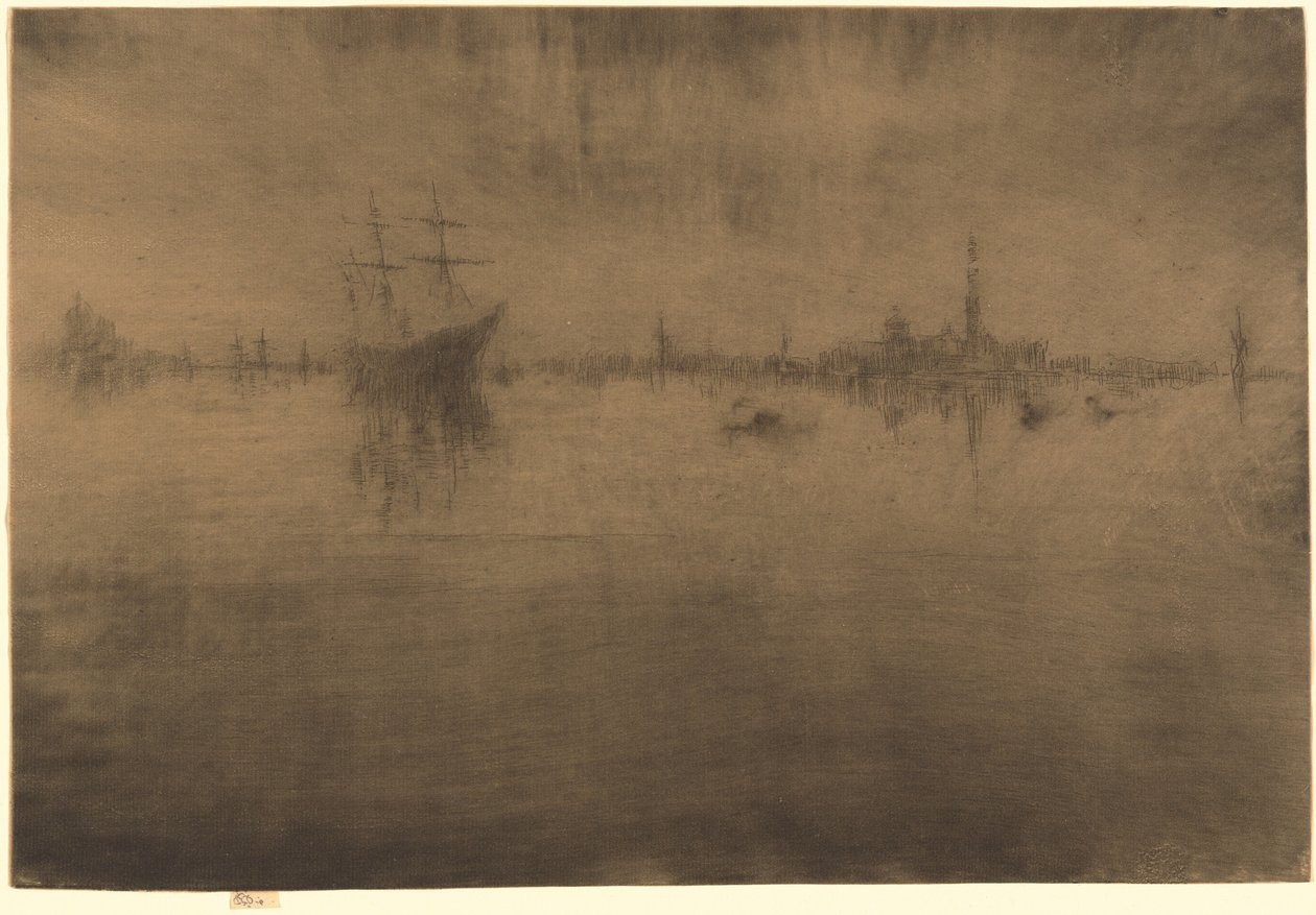 Notturno, 1879-1880 da James Abbott McNeill Whistler