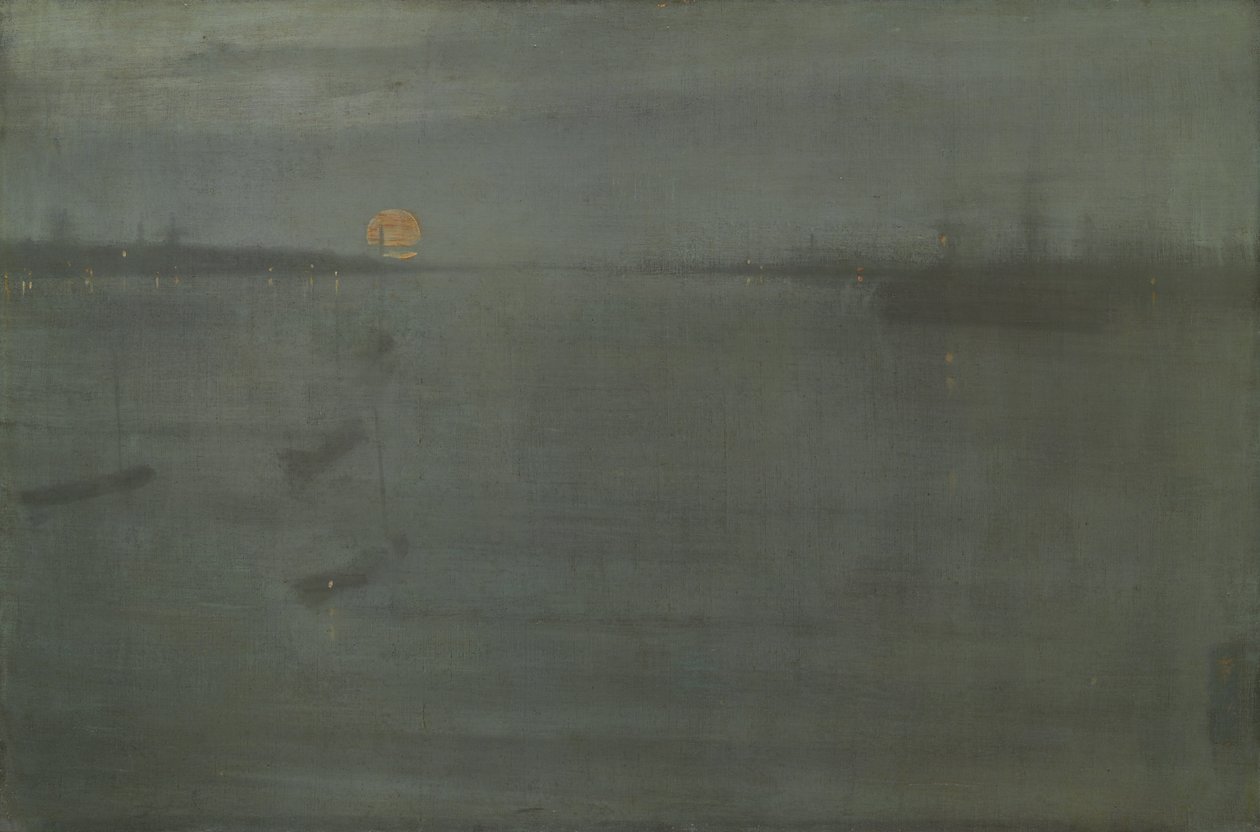 Notturno: Blu e Oro - Southampton Water, 1872 da James Abbott McNeill Whistler