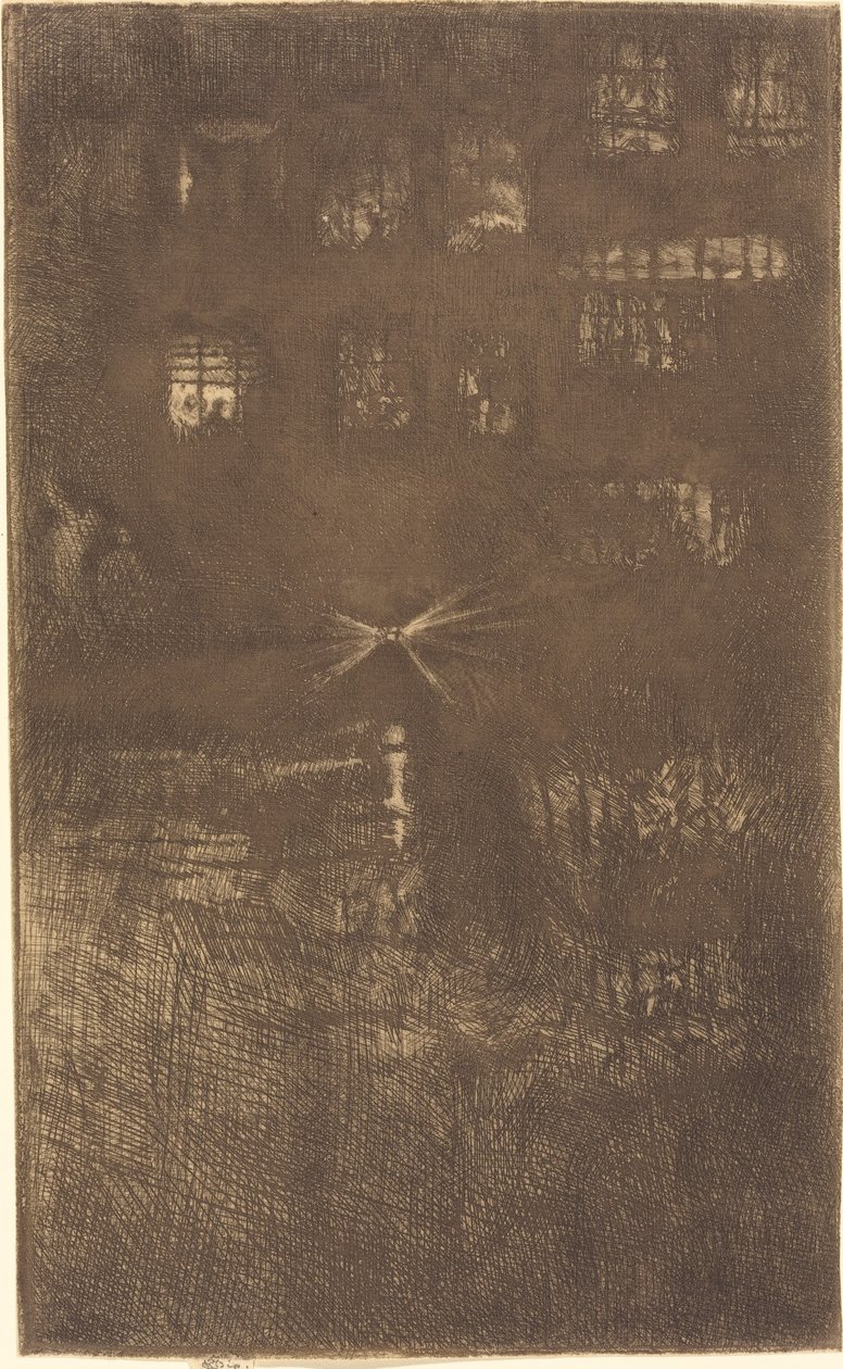 Notturno: Casa della danza da James Abbott McNeill Whistler